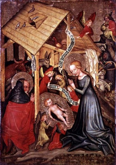 El nacimiento de Cristo de Master of the Hohenfurt Calvary
